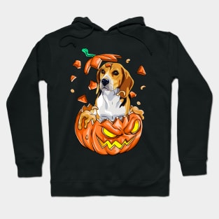 Beagle In The Pumpkin tshirt halloween costume funny gift t-shirt Hoodie